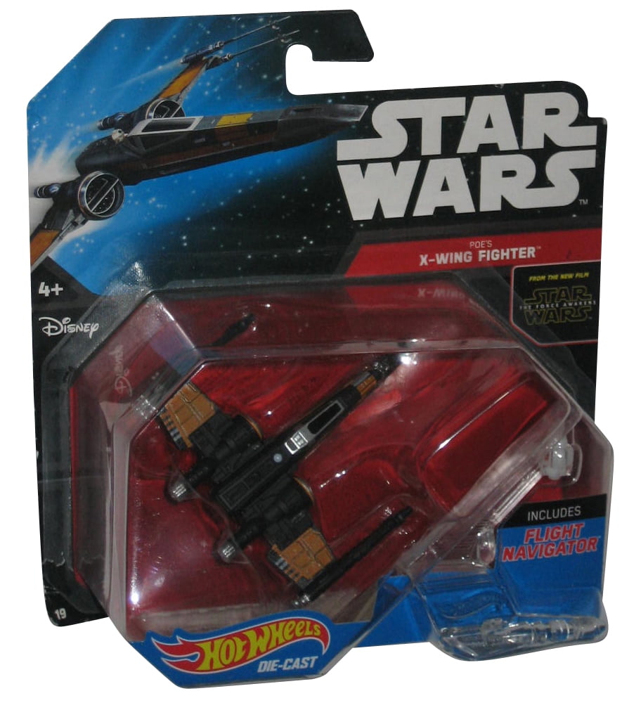 Star Wars Hot Wheels Poe's XWing Fighter (2015) Starships Toy Vehicle