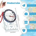 thumbnail image 2 of Navigation Compass Orienteering Compass Scout Compass Hiking Compass With Adjustable Declination For Map Reading Expedition, Navigation, Orienteering, 2 of 5