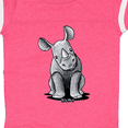 thumbnail image 4 of Inktastic Curious Rhinos Boys or Girls Baby Bodysuit, 4 of 5