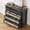 Black, variant on iooHug Modern Rattan 5-Drawer Dresser, 39.4" Wide Chest of Drawers for Bedroom, Living Room, Hallway.(Black)
