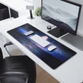 thumbnail image 2 of Unleash Ultimate Gaming with Moon Ocean XXL Mouse Pad - Large 31.5x11.8 Inch Desk Mat, Non-Slip Base, Stitched Edges for Computer, Office, Keyboard, Laptop, 2 of 7