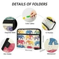 thumbnail image 3 of Organ Folder 14.2 x 0.8 x 10.6 Inches 13 Separate Pockets A4 Size Documents Folder A Sort Storage File Manager For The Home Office Beautiful Elephant, 3 of 7