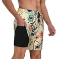 thumbnail image 2 of Saiise Rockets for Mens Swimming Trunks Swim Trunks Quick Dry Swim Shorts with Mesh Lining Funny Swimwear Bathing Suits-Small, 2 of 6