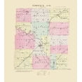 thumbnail image 2 of Everts 26x29 Gold Ornate Wood Framed with Double Matting Museum Art Print Titled - Coffey Kansas - Everts 1887, 2 of 4