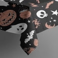 thumbnail image 5 of Accented Spooky Halloween Pattern Rectangle Tablecloth 60"x120",Waterproof Polyester Rectangle Table Cloth, Wipeable Spillproof Polyester Tablecloth for Dining, Camping, Indoor and Outdoor, 5 of 6