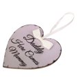 thumbnail image 3 of Daddy Here Comes Plaque Suspendue en Forme de Cœur pour Mariage, 3 of 5