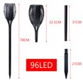 thumbnail image 3 of Solar Torch Lights¨CFlickering Solar Lights Outdoor 4 Pack Always-On/Flickering Flame Matte Lampshade Lights Solar with Stainless Steel IP65 Waterproof 96 LED Path/Beach/Yard Decoration, 3 of 6