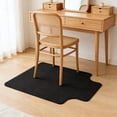 thumbnail image 4 of Fridja Home Decor office Chair Mat for Hardwood Floor Under Desk Computer Rolling Chair Mat for Wood Tile Floor Non Slide Heavy Duty Desk Rug Polyester Hard Floor Protector, 4 of 6