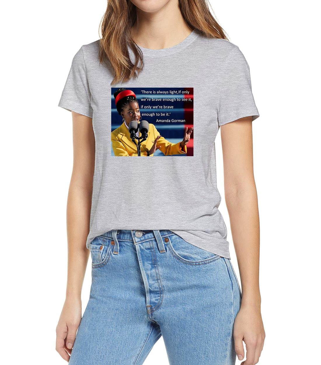 Envmenst Cotton T Shirt Amanda Gorman 