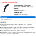 thumbnail image 2 of Front Right Lower Control Arm - Compatible with 2006 - 2008 RX400h 2007, 2 of 2