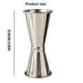 thumbnail image 3 of 1-Pack Stainless Steel Cocktail Jiggers – Double Measuring Cups for Bartending Daily Or Home Bar Use, 3 of 8