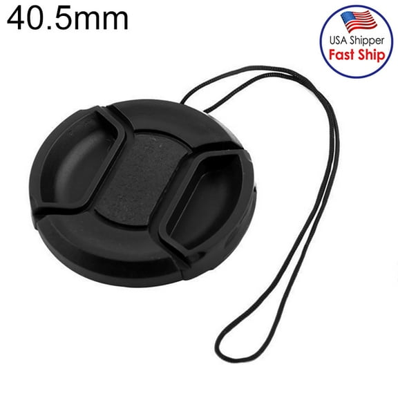 AMZER 40.5mm Snap-On Camera Lens Cap for Canon (Center Pinch)