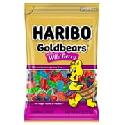 HARIBO Goldbears Gummy Bears Wild Berry Candy Gummies, 8 oz, Share Bag