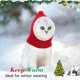 thumbnail image 4 of Gorro de punto navideño para mascotas con pompón, lindo gorro cálido de invierno para mascotas, orejeras para el cuello, bufanda cálida, decoración navideña, gorro de Papá Noel JAMW Sencillez, 4 of 5