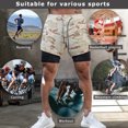 thumbnail image 2 of Pantalones cortos deportivos para hombres Pantalones cortos deportivos para hombre, bolsillos de dos yeacher METRO, 2 of 7