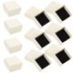thumbnail image 5 of 10 cajas de almacenamiento duraderas para joyas, de papel kraft, para pendientes, anillos y pendientes (blanco), 5 of 5