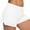 White, variant on ANINEO Women Swimwear Swim Shorts With Pockets High Waist Board Shorts Bathing Bottom Boyshorts Swimsuit Bottom Wide Elastic Band Sports Shorts Swimbottom Versatile Hawaii Summer Beachwear