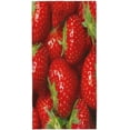 thumbnail image 2 of Strawberries Beach Towel Microfiber Thin Lightweight Beach Towel 31"x61" Large Soft Long Pool Towel Lightweight Towel Blanket for Beach Swim Gym Quick Dry Bath Sheet Towel, 2 of 15