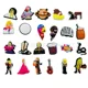 thumbnail image 2 of Hebilla de dibujos animados de PVC extraíble para sandalias de niños, accesorio para zapatos de cueva de la cantante Taylor Swift, accesorio con flores, hebilla de zapato de jardín con moho, decoració, 2 of 5