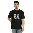 thumbnail image 1 of Inkmeso T-Shirt à Col Rond pour Hommes avec Imprimé Graphique Best Papa Ever.€ T-Shirt pour la Fête des Pères, 1 of 7
