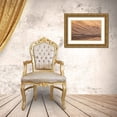 thumbnail image 3 of Anon, Ellen 32x23 Gold Ornate Wood Framed with Double Matting Museum Art Print Titled - China, Badain Jaran Dune and trees by a lake, 3 of 4