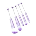 thumbnail image 4 of Kit de 5 brochas de maquillaje, brochas de maquillaje multifuncionales para bricolaje, para sombras de ojos para adultos, mujeres, novias y mejores Púrpura, 4 of 8