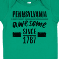 thumbnail image 4 of Inktastic Pennsylvania Awesome Since 1787 Boys or Girls Baby Bodysuit, 4 of 5