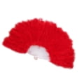 thumbnail image 2 of Inteprter Abanico de plumas decoración artesanía fiesta adorno de cosplay abanicos decorativos actuación de baile accesorio boda adulto Artesanía Rojo, 2 of 6