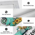 thumbnail image 6 of Country Sunflowers Outdoor Rug for Patio/Deck/Porch, Non-Slip Large Area Rug 5 x 7 Ft, Welcome Rustic Truck Floral Farmhouse Indoor Outdoor Rugs Washable Area Rugs, Camping Rug Carpet Runner, 6 of 8