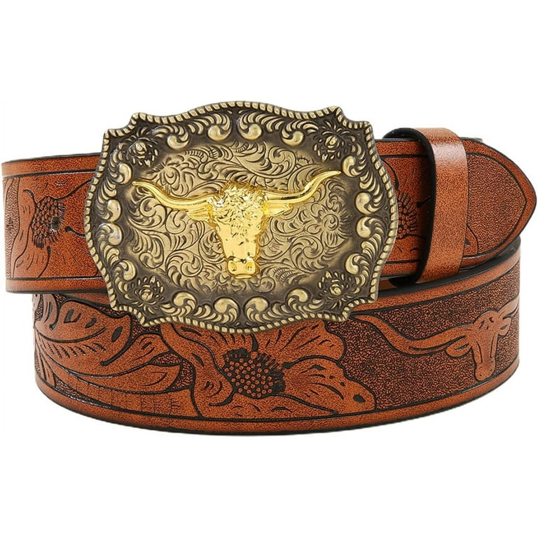 XIOP Vintage Western Belt Cowboy Belts For Men Western With XIOP Vintage Western Belt Cowboy Belts For Men Western With