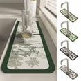 thumbnail image 6 of Fantasy Style Faucet Draining Mat, Diatom Mud Faucet Non-Slip Drain Pad Sink Mat, Drying Mat for Kitchen Counter & Bathroom Kitchen Sink Splash Guard 15 * 5.4in -Dark Gray, 6 of 6