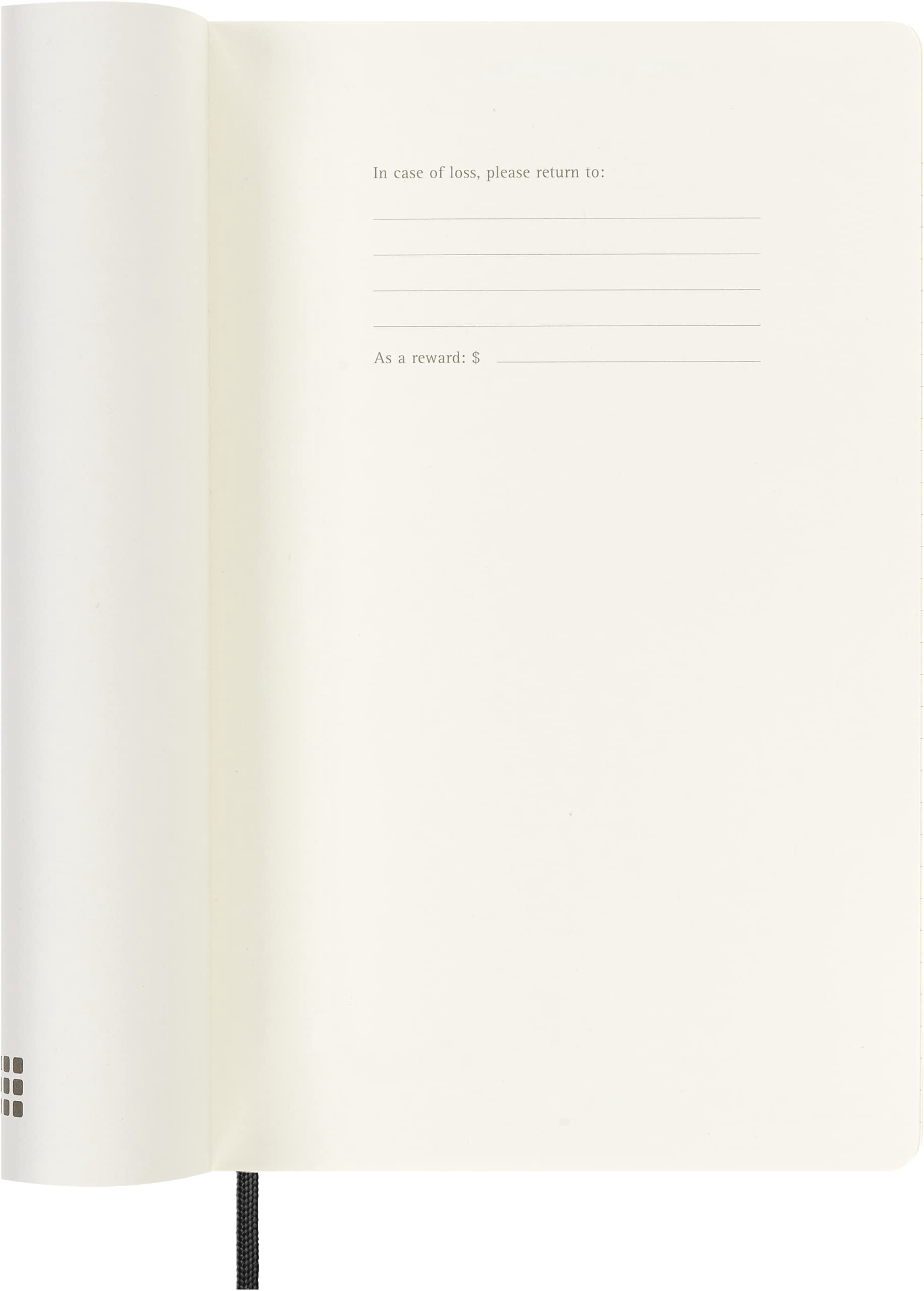 Moleskine Classic 18 Month 2023-2024 Weekly Planner, Soft Cover, Large (5" x 8.25"), Black