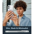 thumbnail image 3 of KOMI for Phone 16 Case: Clear Military Grade Drop Protection Anti Yellowing Slim Case - Rugged Shockproof Protective Transparent Cell Phone Cover Clear-Pink, 3 of 5