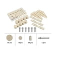 thumbnail image 2 of 123pc Dremel Accessories Polishing Wheel Polishing Tools Wool Felt Metal Surface Buffing Polishing Wheel for Rotary Tool, 2 of 2