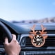thumbnail image 1 of pstuiky Esfera de nieve navideña de Papá Noel adorno festivo para el hogar y el coche con iluminación regalo navideño de 5 ml, 1 of 6