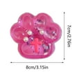 thumbnail image 3 of Cat Paw Squishy Toys,Stress Relief Toys,Cute Pink Paw-Shaped Resin Mold with Cross and Pearls for DIY Crafting, Jewelry Making, and Home Decor Projects, 3 of 3