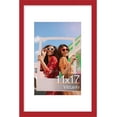 thumbnail image 1 of Vittanly 11x17 Picture Frame, Engineered Wood with Shatter Resistant Plexiglass, Display Pictures 8x12 with Mat or 11x17 without Mat, Photo Frame for Wall Mounting, Red, 1 Pack, 1 of 6