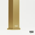 thumbnail image 4 of VIGO Nova Single Handle Single-Hole Bathroom Vessel Faucet in Matte Brushed Gold, 4 of 12