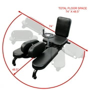 Valor Fitness Leg Stretcher Machine Adjustable Leg Split Flexibility Trainer Equipment - 180 Degrees - Max Weight 300 lbs
