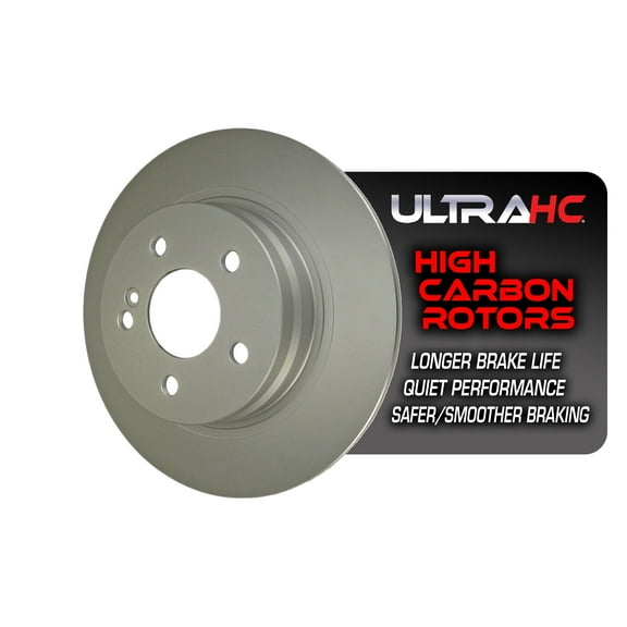 UltraHC Coated High Carbon Brake Rotor, Rear UR003815, Mercedes-Benz C250 2015-2010