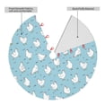 thumbnail image 2 of Sikiie Funny Chicken 30-48 inches {designName} Print Christmas Tree Skirt Snowman Xmas Tree Skirt with Edge Christmas Decorations for Holiday Party48", 2 of 7