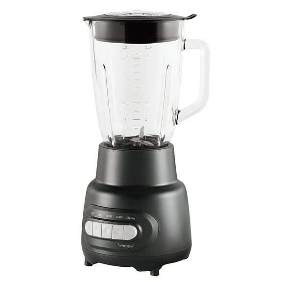 Mainstays 5-Speed Glass Blender with 48 Oz Jar and Ice-Crushing Motor
