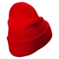 thumbnail image 3 of Baller Embroidered 12 Inch Long Knitted Beanie - Red OSFM, 3 of 5