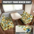 thumbnail image 2 of XYZCANDO Beautiful Sunflower RV Dinette Cushion Covers Cute Butterfly Print Camper Accessories for Inside Bench Cover Cushion Covers for Couches and Sofas Slip Covers for Loveseat, 2 of 7