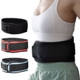 thumbnail image 2 of FitAura 1Pcs Adjustable Sport Weightlifting Powerlift Belt Fitness Dumbbell Barbell Squat Training Lumbar Support Waistband Band (Blue,S), 2 of 7
