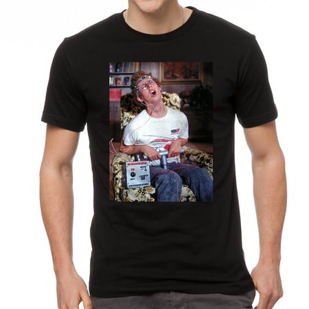 Napoleon Dynamite Time Machine Men's Black Funny T-shirt NEW Sizes S-2XL