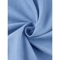 thumbnail image 4 of DARING DIVA Women's Casual Sleeveless Peter Pan Collar Chambray Shirt S Blue, 4 of 6