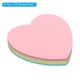 thumbnail image 3 of Uxcell Notas Adhesivas en Forma de Corazón de 2.7" x 2.7", Lindos Bloc de Notas Autoadhesivas 100 Hojas/Bloc, 4 Colores, 6 Blocs, 3 of 5