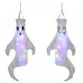 thumbnail image 3 of Halloween Ghost Hanging Decoration Outdoor Decor - Hallowmas Tree Hugger Friendly Spooky Party Supplies(2 Pieces), 3 of 6