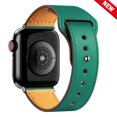 thumbnail image 1 of Correa de cuero para Apple watch Ultra, pulsera de muñeca de 49mm, 44mm, 40mm, 38mm, 42mm, 45/44mm, iWatch series 8, 7, 3, 4, 5, 6, se, 41mm/45mm, 1 of 4